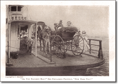 Crossing the Ferry by E.L. Henry