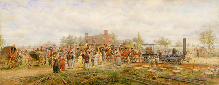 The First Railway Train