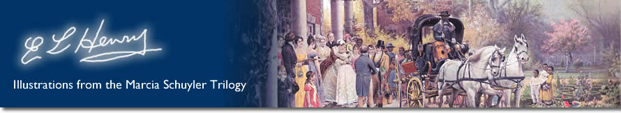 E. L. Henry - Illustrations from Grace Livingston Hill's Marcia Schuyler Trilogy