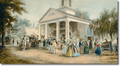 Sunday Morning (Old Church at Bruynswick)